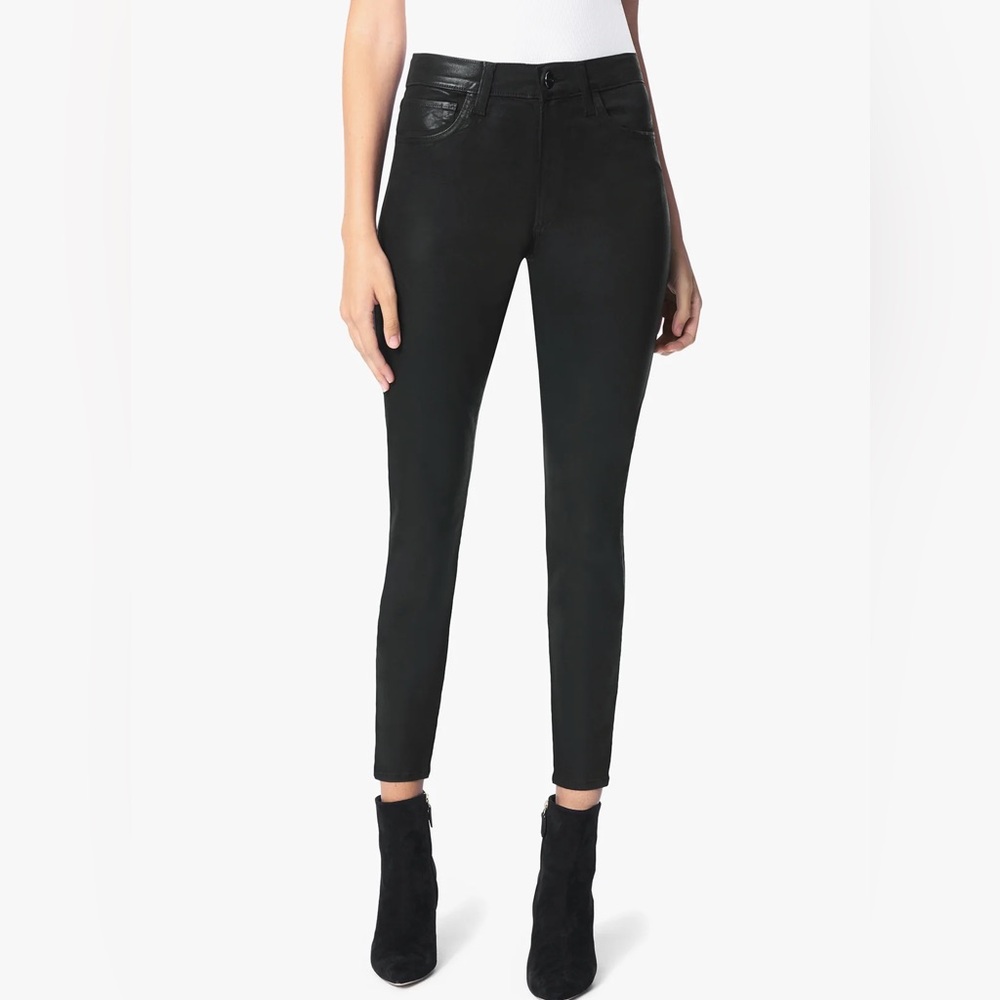 JOES Jeans “the Icon” Black Coated Skinny Jeans